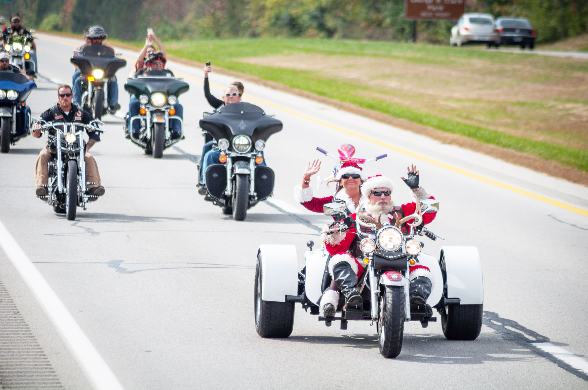 Annual Highway Hikers Toy Run is Roaring Success